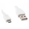 Gembird Cablexpert - USB-kaabel - Micro-USB tüüp B (M) USB-le (M) - 1 m - vormitud - valge (CCP-MUSB2-AMBM-W-1M)