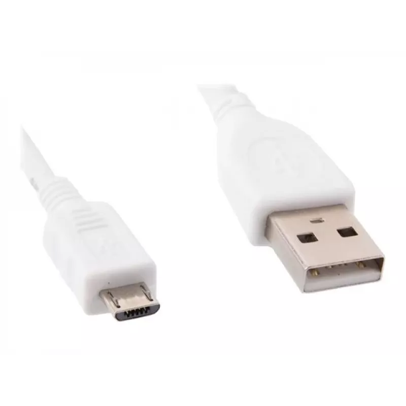 Gembird Cablexpert - USB-kaabel - Micro-USB tüüp B (M) USB-le (M) - 1 m - vormitud - valge (CCP-MUSB2-AMBM-W-1M)