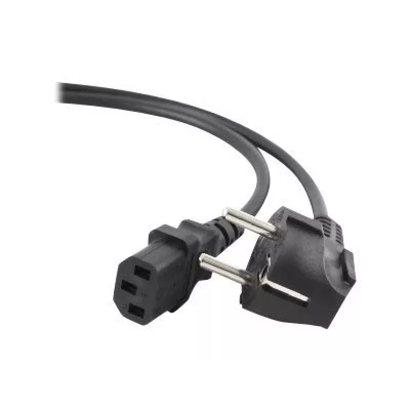 Gembird PC-186 toitekaabel must 1,8 m CEE7/4 C14 pistikuga