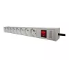 DIGITUS Professional a-19-STRIP-2-IMP - toitejaotusseade (Rack - rack-monteritav) - AC 250 V - sisendtoiteallikas - väljund