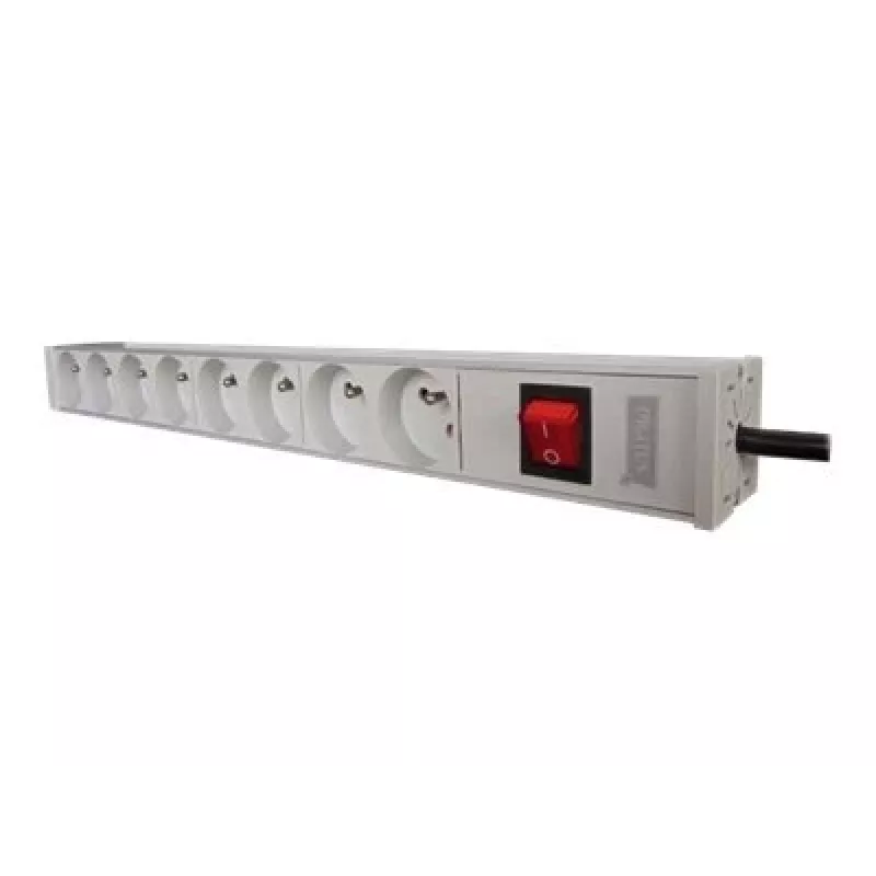 DIGITUS Professional a-19-STRIP-2-IMP - toitejaotusseade (Rack - rack-monteritav) - AC 250 V - sisendtoiteallikas - väljund