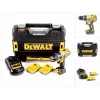 Juhtmeta puur DeWalt DCD791D2-QW, 18V Li-Ion, 2×2Ah akud, padrunita 13 mm padrun, 70 Nm, 1,5 kg