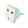Gembird Cablexpert a-AC-UKEU-001 - Toiteadapter - Toiteadapter (S) toiteadapteriks (W) - Valge - Ühendkuningriik, Euroopa (a-AC-UKEU-001)