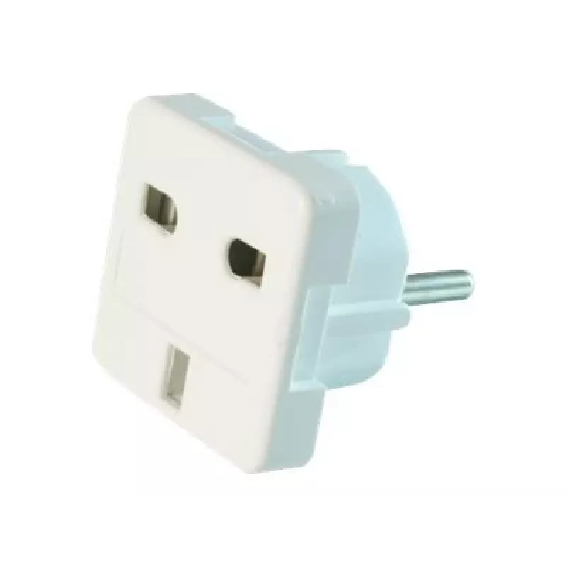 Gembird Cablexpert a-AC-UKEU-001 - Toiteadapter - Toiteadapter (S) toiteadapteriks (W) - Valge - Ühendkuningriik, Euroopa (a-AC-UKEU-001)