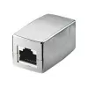 Wentronic Goobay CAT 5e RJ45 pistik/ühendusmuhv – kuni 100 MHz võrkudele, varjestatud (15027)