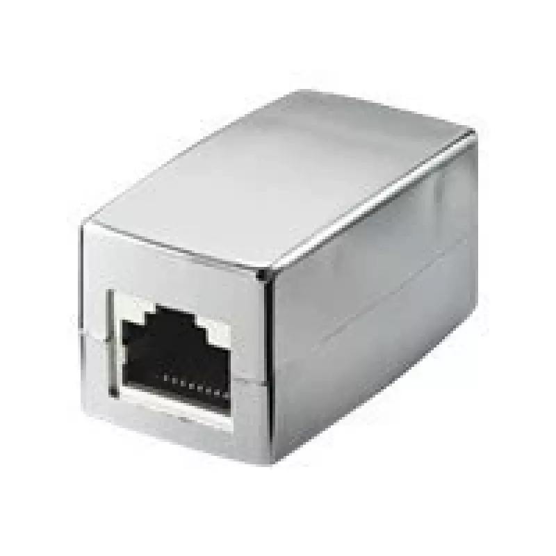 Wentronic Goobay CAT 5e RJ45 pistik/ühendusmuhv – kuni 100 MHz võrkudele, varjestatud (15027)