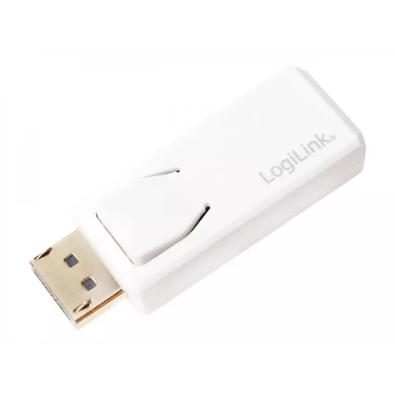Kaabli soovaheti LogiLink CV0100 DisplayPort HDMI-le, valge