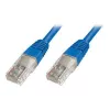 Paigalduskaabel U/UTP Cat.5e PVC 0,5m sinine