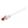 Wentronic Goobay - Võrgukaabel - RJ-45 (M) RJ-45 (M) - 2,0 m - SFTP, PiMF - CAT 6 - Vormitud - Valge (95501)