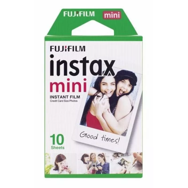 Instax Mini kiirfilm valge äärisega 10-võtte pakend Sobib kõigile Instax Mini kaameratele ja printeritele Mini 10-võtte valge äärisega