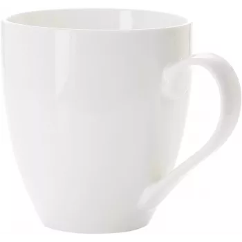 Ritzenhoff & Breker Gusto Jumbo kohvikruus, 0,6L, valge portselan, nõudepesumasinakindel, 110mm - 6 pakk (088762)