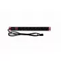 Rack Power Strip TECHLY 365733 1U — 8× Schuko sockets, 2 m kaabel