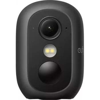eufyCam C35 2+1 Must 4K UHD päikeseenergial töötav turvakaamerate süsteem koos HomeBase 3-ga