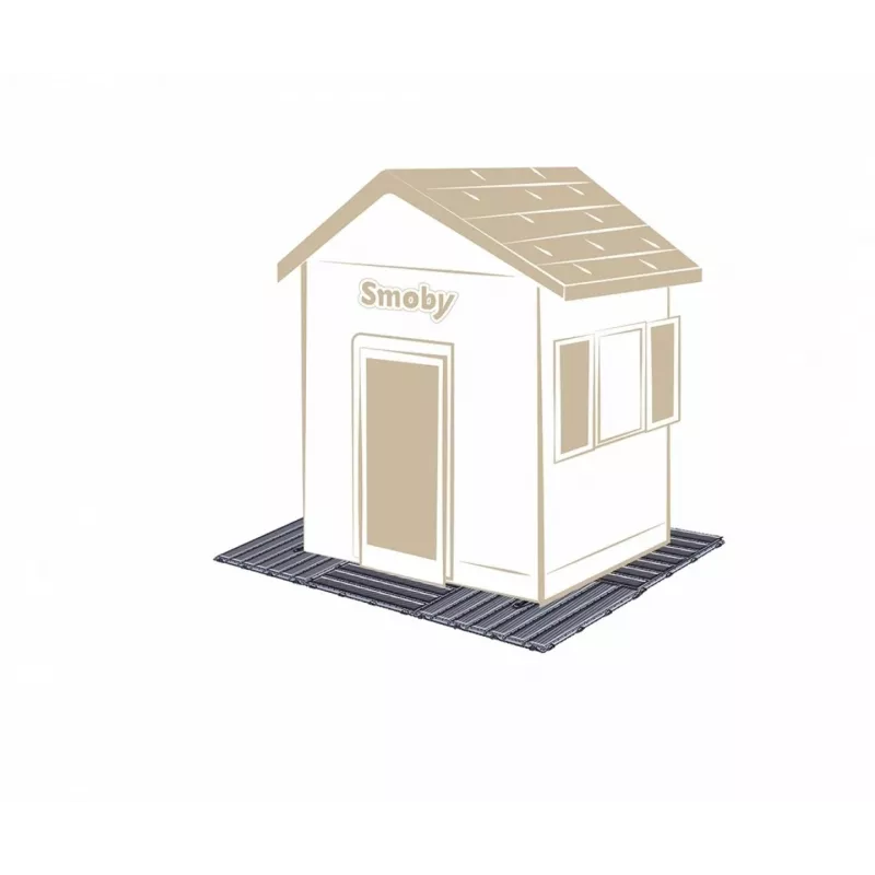 Smoby põrand aiamaja Life jaoks - antratsiithall, 10 paneeli, 2,5 m²