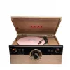 AKAI ATT-300CC Belt-Drive plaadimängija USB ja sisseehitatud fono-eelvõimendiga, must