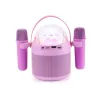 AKAI JoyBox Kids Karaoke Set with Bluetooth, USB, MicroSD, AUX, FM Radio, RGB Lights, Voice Changer, Wired Microphone, Rechargeable 1200mAh Battery, 5W RMS