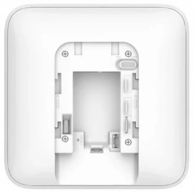 Hikvision AX PRO hübriidne juhtpaneel, 96 traadita tsooni, 8 juhtmega tsooni, Wi-Fi, 868 MHz, 4G, valge (DS-PWA96-M-WE)