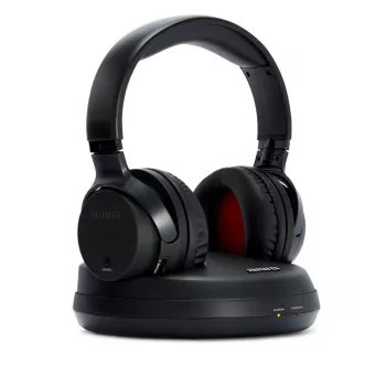 AIWA WHF-930D Juhtmeta üle-kõrvaklapid aktiivse mürasummutusega, Bluetooth 5.0, 40mm draiverid, kuni 28h aku, USB-C, kokkupandavad, must