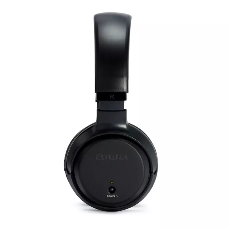 AIWA WHF-930D Juhtmeta üle-kõrvaklapid aktiivse mürasummutusega, Bluetooth 5.0, 40mm draiverid, kuni 28h aku, USB-C, kokkupandavad, must