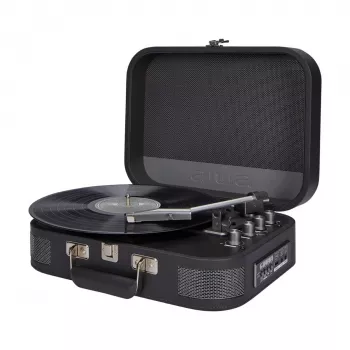 AIWA VPX-1951/TN Belt Drive Turntable with Bluetooth 5.0, USB Recording, Built-in Speakers, 33/45/78 RPM