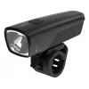 ANSMANN 1600-0524 LED Front Bicycle Light, 500 Lumens, 50 Lux, 2600mAh, 2W, Black