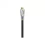PYTHON HDMI 2.0 kaabel 2m must 4K 60Hz 18Gbps nailonpunutisega
