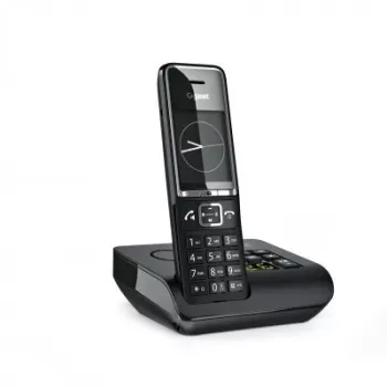 Gigaset Comfort 550A juhtmeta telefon vastuvõtjaga, must