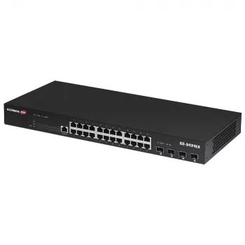 Edimax GS-5424LX 28-Pordiline Gigabit Web Smart Switch 4 x 10GbE SFP+ pordiga