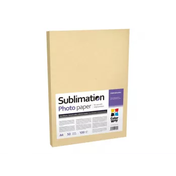 COLORWAY PSM100050A4 Sublimatsiooniülekandepaber A4 100 g/m² Läikiv 50 lehte