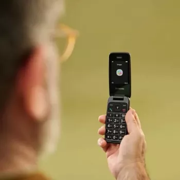 Panasonic KX-TU410EXB Mobiiltelefon Klappkarp Must
