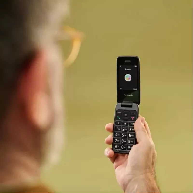 Panasonic KX-TU410EXB Mobiiltelefon Klappkarp Must