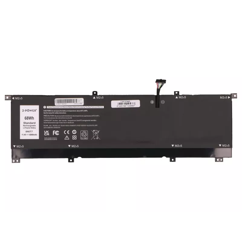 2-Power Main Battery Pack Dell XPS 15 9575 2-in-1 jaoks - 68 Wh