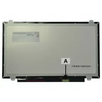 2-Power 14.0 tolline HD läikiv sülearvuti LCD-ekraan koos kronsteinidega - 1366x768 - 40-pin LVDS