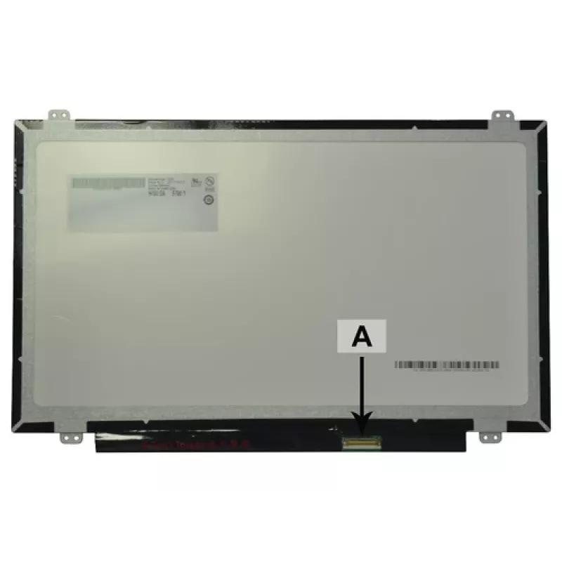 2-Power 14.0 tolline HD läikiv sülearvuti LCD-ekraan koos kronsteinidega - 1366x768 - 40-pin LVDS