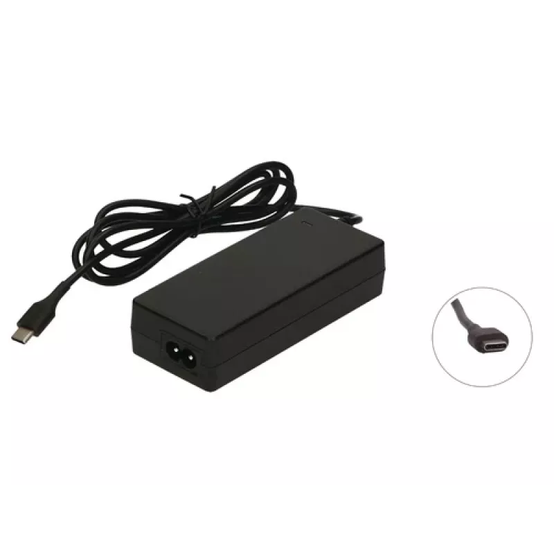 2-POWER PSA Parts CAA0744G 65W AC toiteadapter Lenovo sülearvutile - must