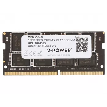 2-POWER MEM5504B 16 GB DDR4 2400 MHz SODIMM Laptop RAM Module
