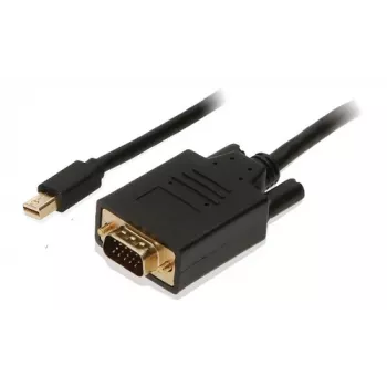 2-Power CAB0027A Mini DisplayPort-VGA videoadapteri kaabel 1m must