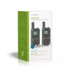 Nedis Walkie Talkie komplekt WLTK0500BK 5 km ulatus 8 kanalit PMR446