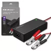 Qoltec Automatic Battery Charger for AGM GEL STD | Rectifier 12V | 2A | 24W | LED | Cable 1.8m