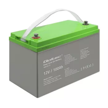 Qoltec 53077 UPS Battery Sealed Lead Acid (VRLA) 12V 100Ah
