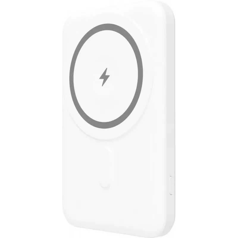 YENKEE Power Bank 501 WH SILIC 5000mAh MagSafe PD 20W Valge