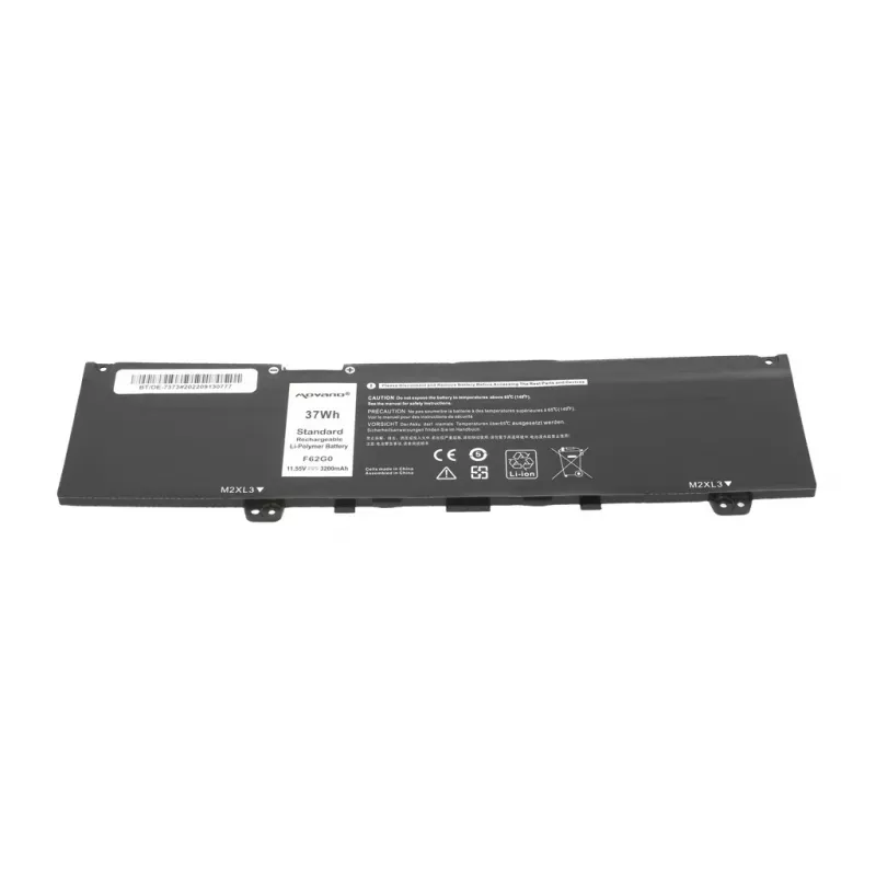 MITSU Aku Y5XF9 Dell Inspiron 13 5370 7373 7386 jaoks - 3200 mAh (37 Wh)