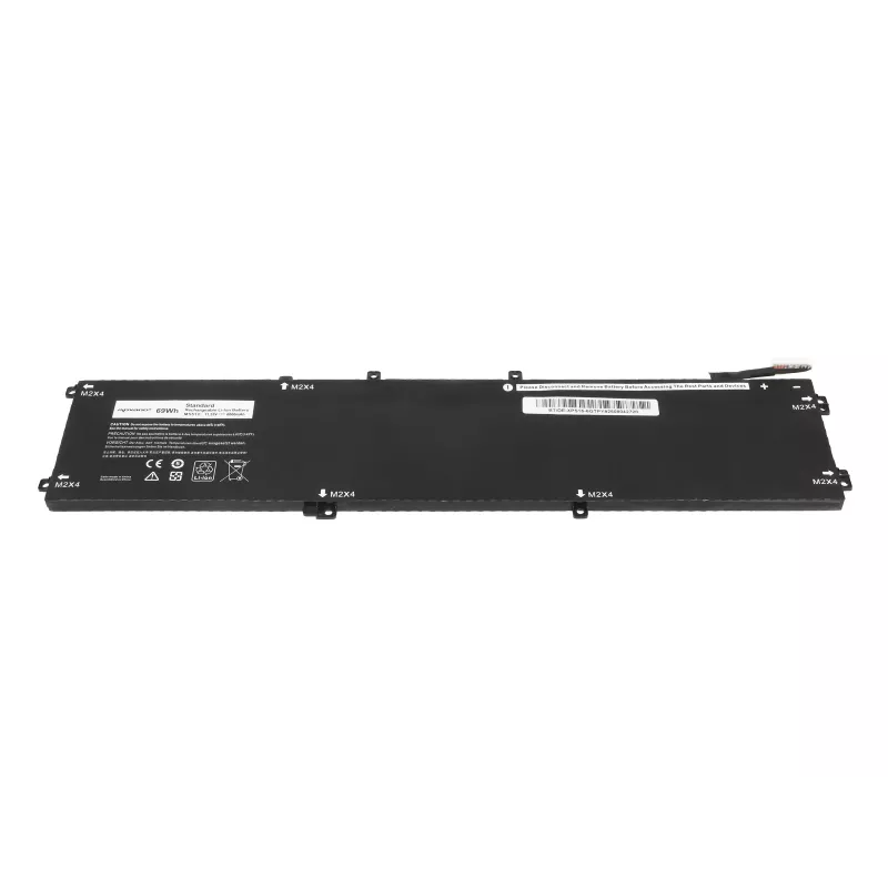 MITSU Aku 6GTPY Dell XPS 15 9550 jaoks - 6000 mAh (69 Wh)