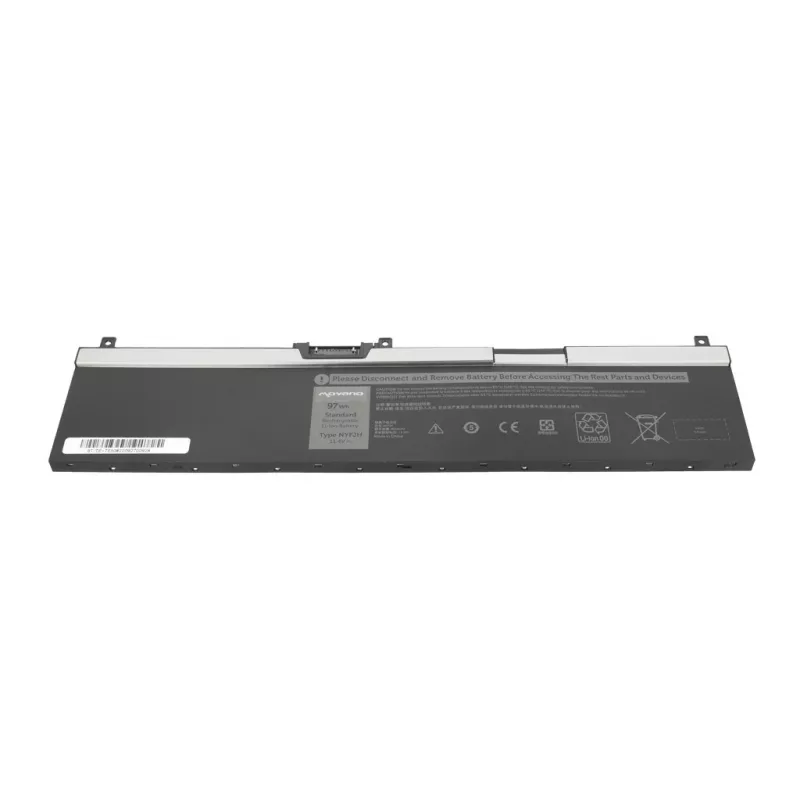 MITSU Aku NYFJH Dell Precision 7530 7540 7740 jaoks - 8500 mAh (97 Wh)