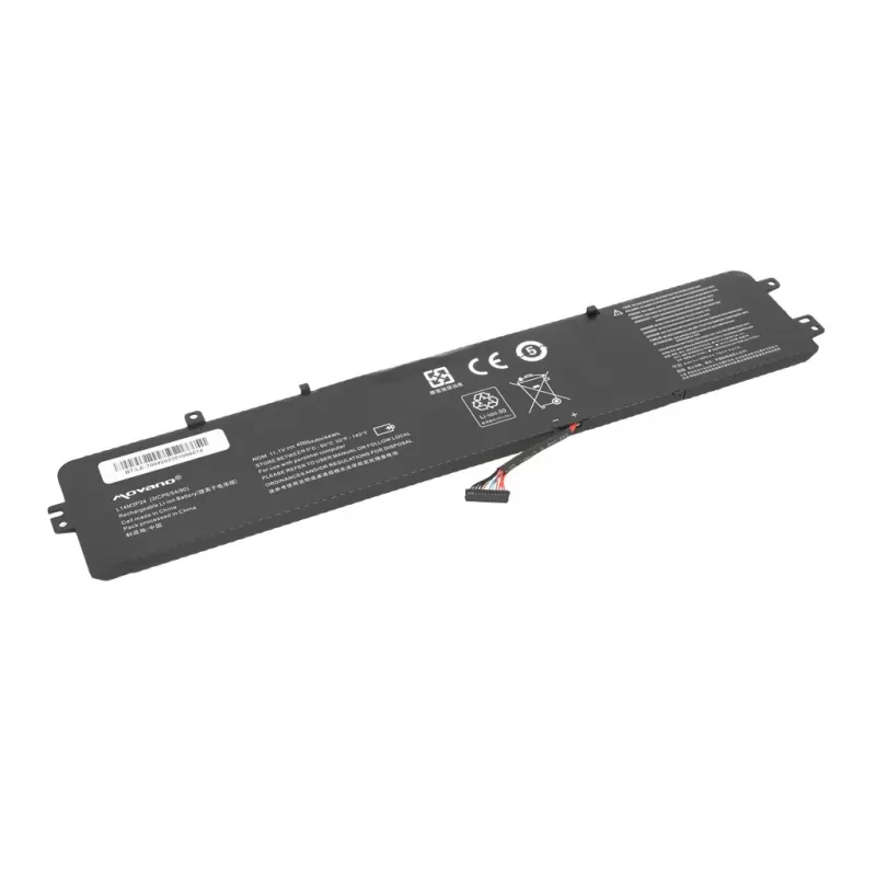 MITSU Aku L14M3P24 L14S3P24 Lenovo IdeaPad 700-15ISK jaoks - 4000 mAh (44 Wh)