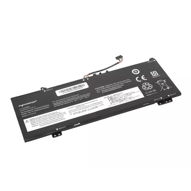 MITSU Aku L17C4PB0 L17M4PB0 Lenovo Yoga 530-14IKB jaoks - 5800 mAh (44 Wh)