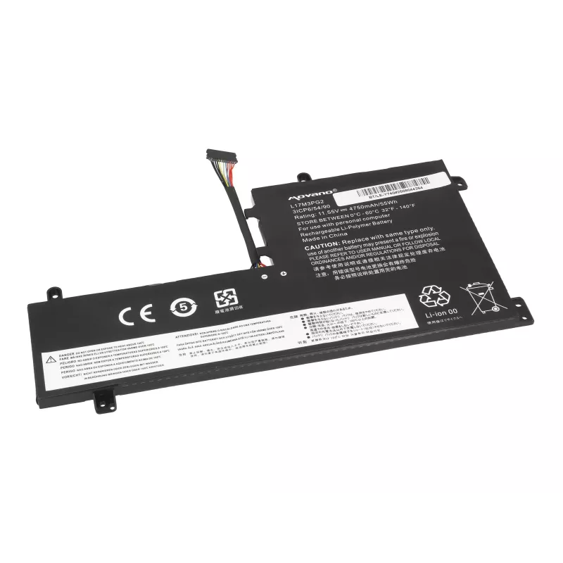 MITSU Aku L17C3PG2 Lenovo Legion Y530 Y730 Y7000 jaoks - 4750 mAh (55 Wh)