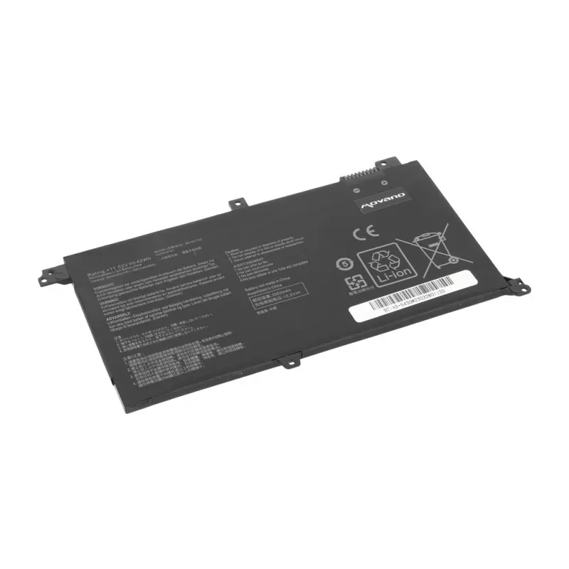 MITSU Aku B31N1732 Asus Vivobook S430 X430U K430 jaoks - 3600 mAh (41 Wh)