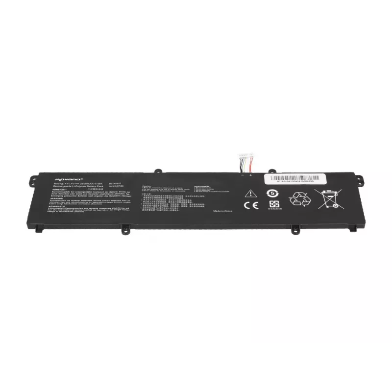 MITSU Aku B31N1911 C31N1911 Asus VivoBook Flip 14 X421 TM420 R413 K413FA jaoks - 3600 mAh (41 Wh)