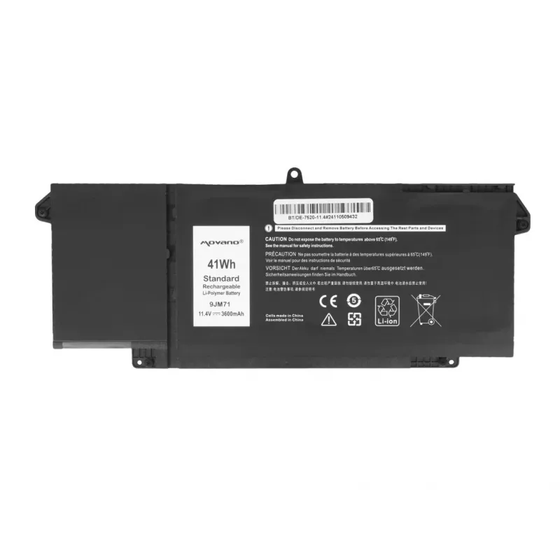 MITSU Aku 9JM71 7FMXV Dell Latitude 5320 7320 7420 7520 jaoks - 3600 mAh (41 Wh)